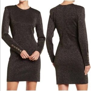 Veronica Beard Sharon Metallic Sheath Dress